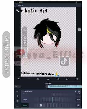 tutorial twening rambut (Maaf author lagi serak🥰🙏) #alightmotion #twening #tutorial #fypシ