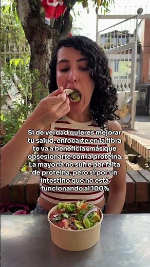 Consumir fibra es igual de importante que consumir proteína. 🥗