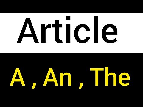 Articles: Definite & Indefinite Article Explained!