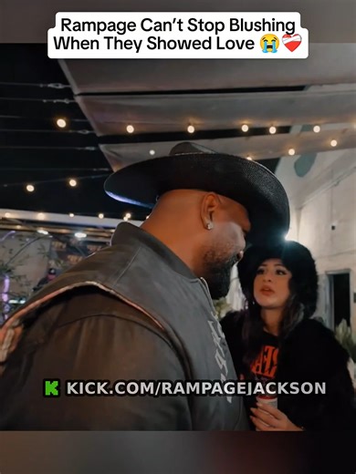 Rampage Jackson Can't Stop Blushing From Love