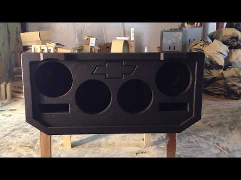 Chevy Avalanche 4 12" Opened Chamber Midgate Replace subwoofer enclosure