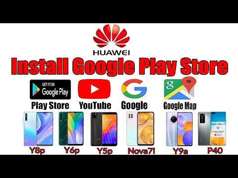 Install Google Play Store On Huawei Y8p/Y6p/Y5p/Y9a | How To Download Google PlayStore On Huawei Y8p