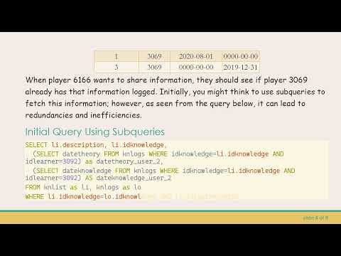 How to Optimize SQL Queries with LEFT JOIN Instead of Subqueries
