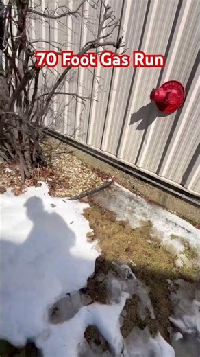 Massive Gas piping run ​⁠powering our‪@GeneracPower‬ generator