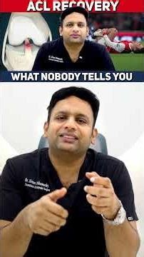 ACL recovery: What Others Don't Tell You | Dr. Shriram Krishnamoorthy | Tamil
