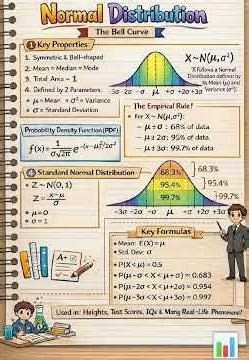 Normal Distribution ( The Bell Curve ) | Statistics #mathematics