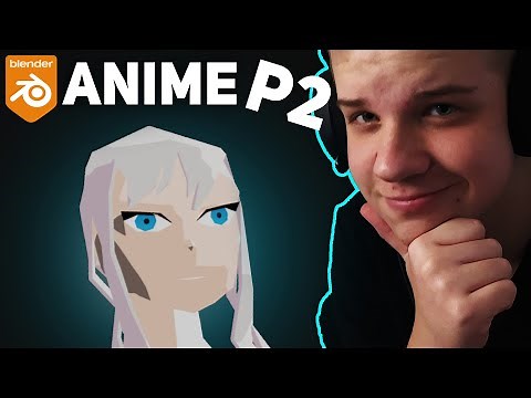 How to make low poly anime character! P2