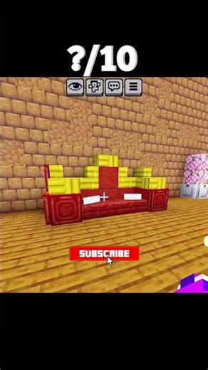 Working Sofa in Minecraft 😳 (So Easy!) #shorts