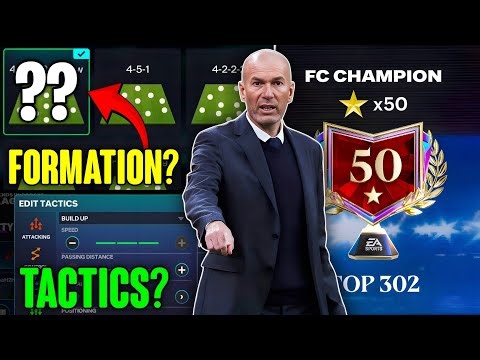 Best MANAGER MODE Tactics - 50🌟 GRIND MADE EASY! FC Mobile