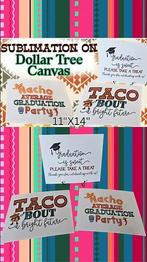 DIY Sublimation on Dollar Tree Canvas - Easy Polyurethane Hack for Stunning Signs #dollartreeblanks