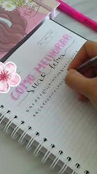 Como mudar a sua letra de forma rápida em 2026 🌸✍️#letter #caligrafia #viral #2026