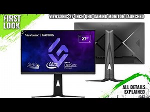 ViewSonic XG2736-2K 27-inch QHD 240Hz Gaming Monitor Launched - Explained All Spec, Features & More