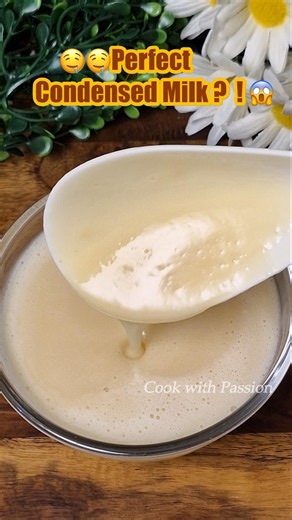 🤯 Homemade Condensed Milk in Minutes! Bakery Wali Secret Recipe 🍮✨ #shorts