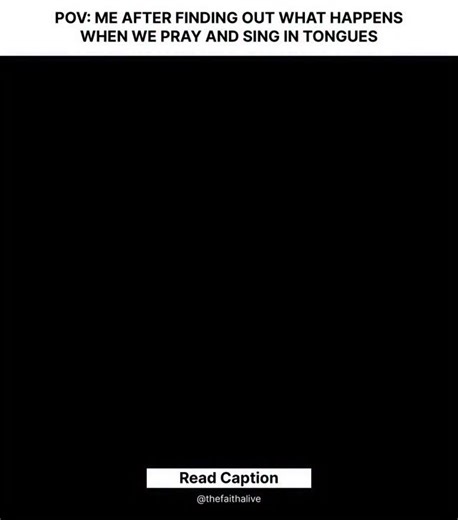 𝐓𝐇𝐄 𝐅𝐀𝐈𝐓𝐇 𝐀𝐋𝐈𝐕𝐄 on Instagram: "🔥 THE MYSTERY OF PRAYING & SINGING IN TONGUES 🔥 (What really happens when Heaven speaks through you) 📖 “He who speaks in a tongue does not speak to men but to God; for no one understands him; however, in the Spirit he speaks mysteries.” — 1 Corinthians 14:2 When you pray or sing in tongues, something beyond your understanding begins to happen. The Holy Spirit Himself takes over your voice — using your breath, sound, and surrender as His instrument. 