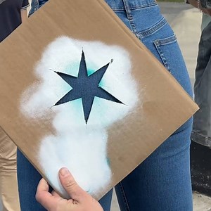 Spray Painting Clothes! | Crafty Panda