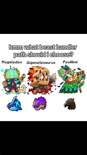 Beast Handler Path Choices in BTD6