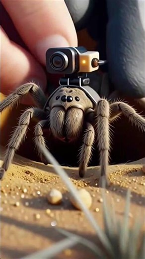 Wolf Spider POV: Inside a Hidden Underground Burrow