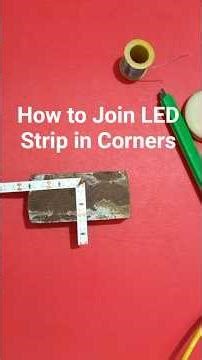 How To Join LED Strip Light #ledlights #ledstriplights #solderingskills