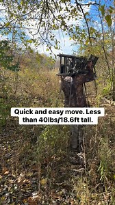 Making a location change is quick and easy with the Trinity Tree Stand. Change the way you hunt today. https://www.trinitytreestand.com/ | Trinity Tree Stand