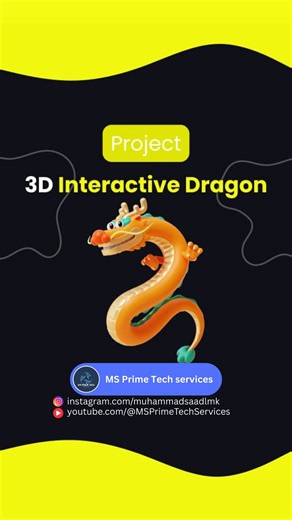Muhammad Saad on Instagram: "🐉 3D Interactive Cursor Multicolor Dragon! Built with HTML, CSS & JavaScript ✨ 👉 Move your cursor and watch the dragon glow in Cyan, Magenta, Yellow & Green! 💻 Free Source Code → Link in Bio 🚀 Follow @MSPrimeTechServices for more coding projects 🔥 #Reels #FacebookReels #InstagramReels #Coding #Programming #JavaScript #FrontendDeveloper #WebDevelopment #CreativeCoding #CSSAnimation #SVGAnimation #CodingLife #CodeNewbie #LearnCoding #Developer #Programmer #WebDesi
