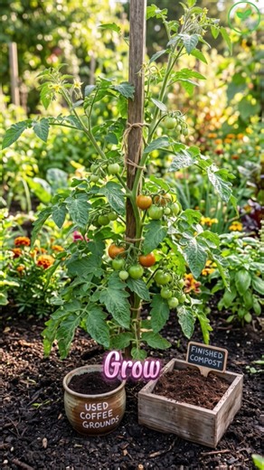 Stop Throwing Away Coffee Grounds! ☕🌱 #garden #gardening