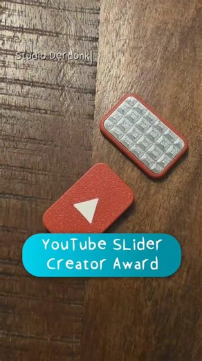 I finally got my own YouTube Gold Creator Award... but it fits in my pocket! 🏆