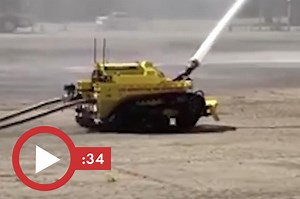 Meet the firefighting robots that can battle blazes too dangerous for humans