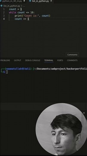 Stop Writing Bad Loops ❌ | Learn While Loop in 60 Seconds (Python)