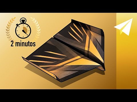 Cómo hacer un avión de papel en 2 minutos! — ¡Ganador del concurso! MEJOR PLANEADOR (FÁCIL)