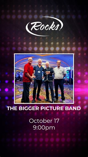 Get ready for an amazing week of local and regional bands at Rocks Lounge. Don’t miss the top acts and good vibes! 😎🎶 | Blue Chip Casino Hotel Spa