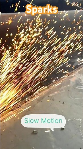 ⚡ Metal Grinding in Slow Motion | Sparks Flying Close-Up 🔥 #Shorts