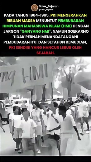 DEMO PEMBUBARAN HMI?? Sebuah ketegangan politik komunisme dan islam #sejarah #sejarahindonesia