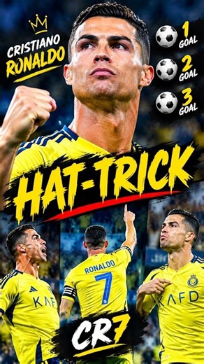 CRISTIANO RONALDO HAT-TRICK! THE GOAT NEVER STOPS! 🐐🔥 #Ronaldo