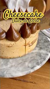 Cheesecake de dulce de leche sin hornoTe vas a enamorar de esta cheesecake de dulce de leche.