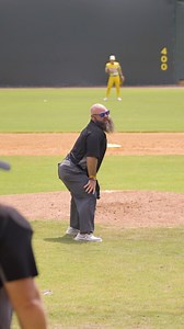 The music ALWAYS makes Vince lose control 🙄 #dancing #umpire #MLB #savannahbananas #baseballboys #savannahbananas | The Savannah Bananas