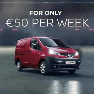 13K views | Get a New NV200 Van Every 3 Years from €50 per Week with Free Motor Tax and Annual Services. Limited Time Offer! T&C Apply | Nissan | Facebook