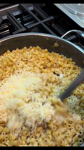 Delicious Homemade Ditalini Pasta with Chicken Broth Recipe