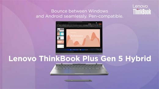 وصل حديثًا.. أحدث أجهزة لينوفو مع قوة أداء غير عادية لكل مهامك 💻 جهاز Lenovo ThinkBook Plus Gen 5 Hybrid - مقاس 14 إنش (قاعدة مع تابلت) مدعوم بمعالج intel® Core™ Ultra متوفر الآن لدى جرير كن أول من يحصل عليه لتستمتع بإنتاجية مثالية مع أحدث مميزات الذكاء الاصطناعي، وتصميم مرن قابل للتحويل من لابتوب إلى تابلت Android كما يمكنك التقسيط حتى 24 دفعة مع تمارا تطبّق الشروط والأحكام New Arrival.. the the new Lenovo device 💻 Lenovo ThinkBook Plus Gen 5 Hybrid - 14 inch Station & Tab powered by intel® C