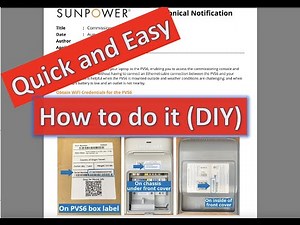 SunPower Wifi PVS6 new router set up - how to
