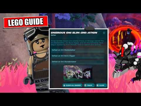 Fortnite Lego | How to find Oni Bladestalker, Bone Digger and Stone Breaker