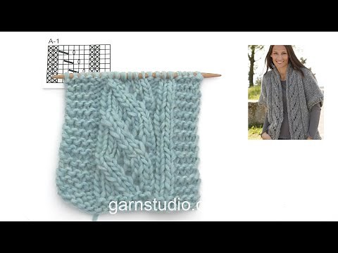 How to knit A.1 in DROPS 140-47
