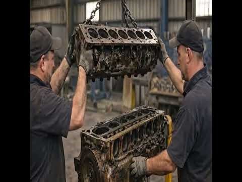 🔥 60 Years Abandoned AEC Mammoth Major Crane Truck Full Rust to Restoration