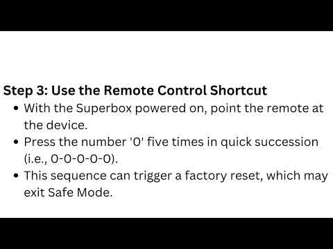 How To Get Superbox Out Of Safe Mode – Exit Limited Function Mode