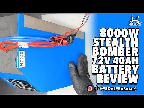 8000W Ebike 72V 40AH Battery Review