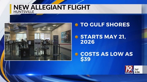 New Allegiant Flight | Nov. 18, 2025 | News 19 at 4 p.m.