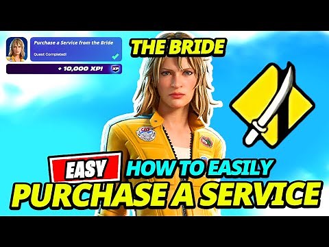 How to EASILY Purchase a Service from the Bride - Fortnite Chapter 7 Quest
