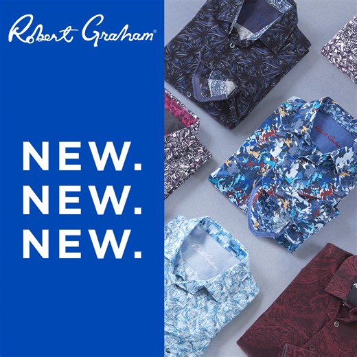 Shop the NEWEST RG Sport Shirts, Sport Coats, and Accessories. | Robert Graham