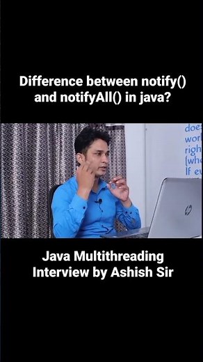 What is the difference between notify() and notifyAll() in java? #multithreading #notify #notifyAll