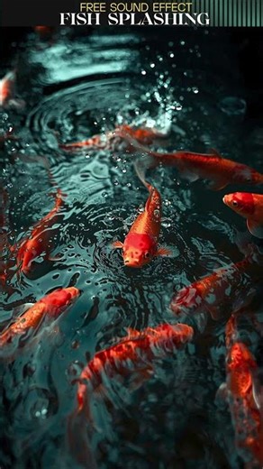 FISH SPLASHING | SOUND EFFECT #freesoundeffects #fishsplashing #fish
