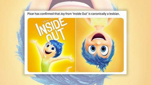 Disney Confirmed Character Joy from Pixar's 'Inside Out' Is a Lesbian?